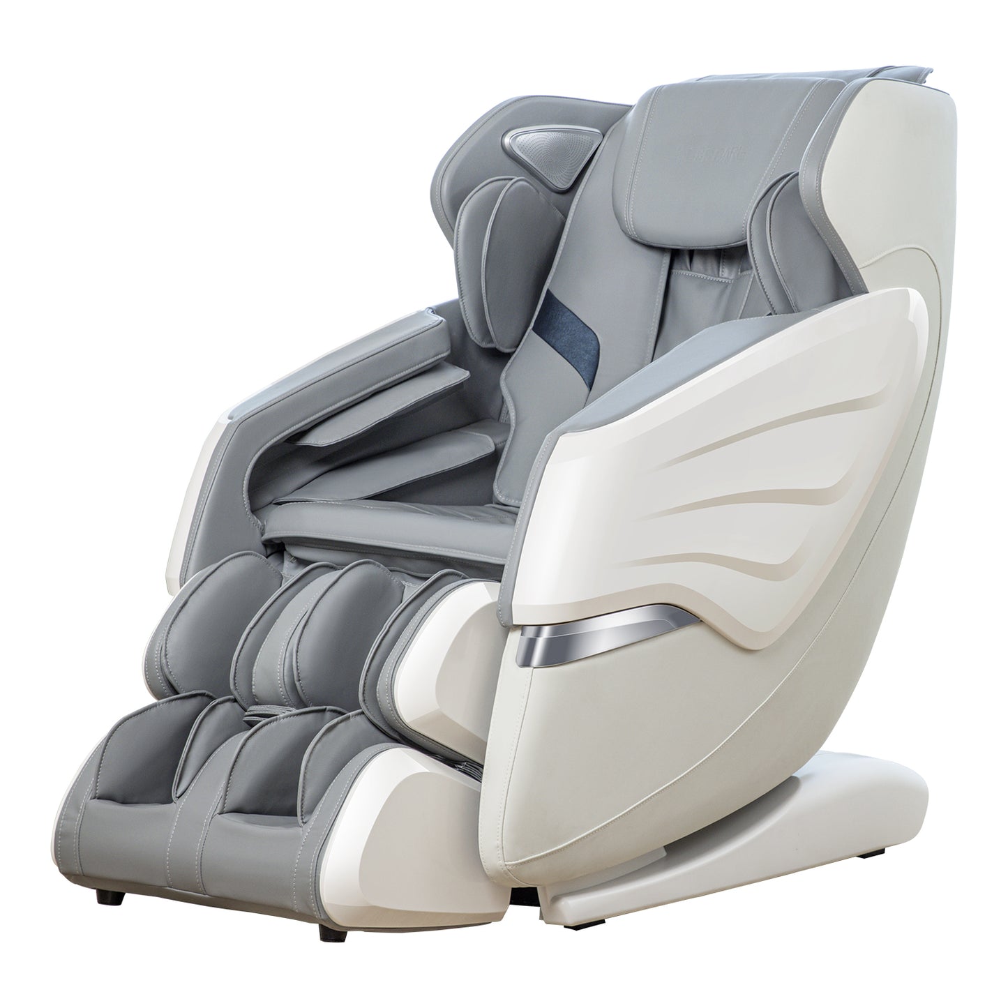 BOSSCARE 2023 Brand New Massage Chairs with AI Voice, App Control SL Track Zero Gravity Full Body Massage Recliner Gray