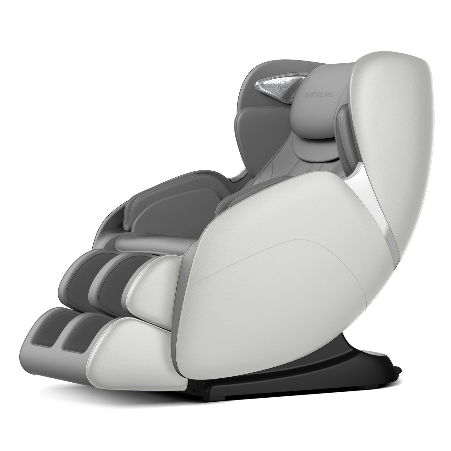 BOSSCARE 3D Full Body Massage Chair SL Track Zero Gravity Shiatsu With Bluetooth And Heating, Black