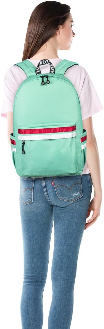 Leaper Water-resistant Laptop Backpacks Lightweight Shoulder Backpack Cute Travel Satchel Black
