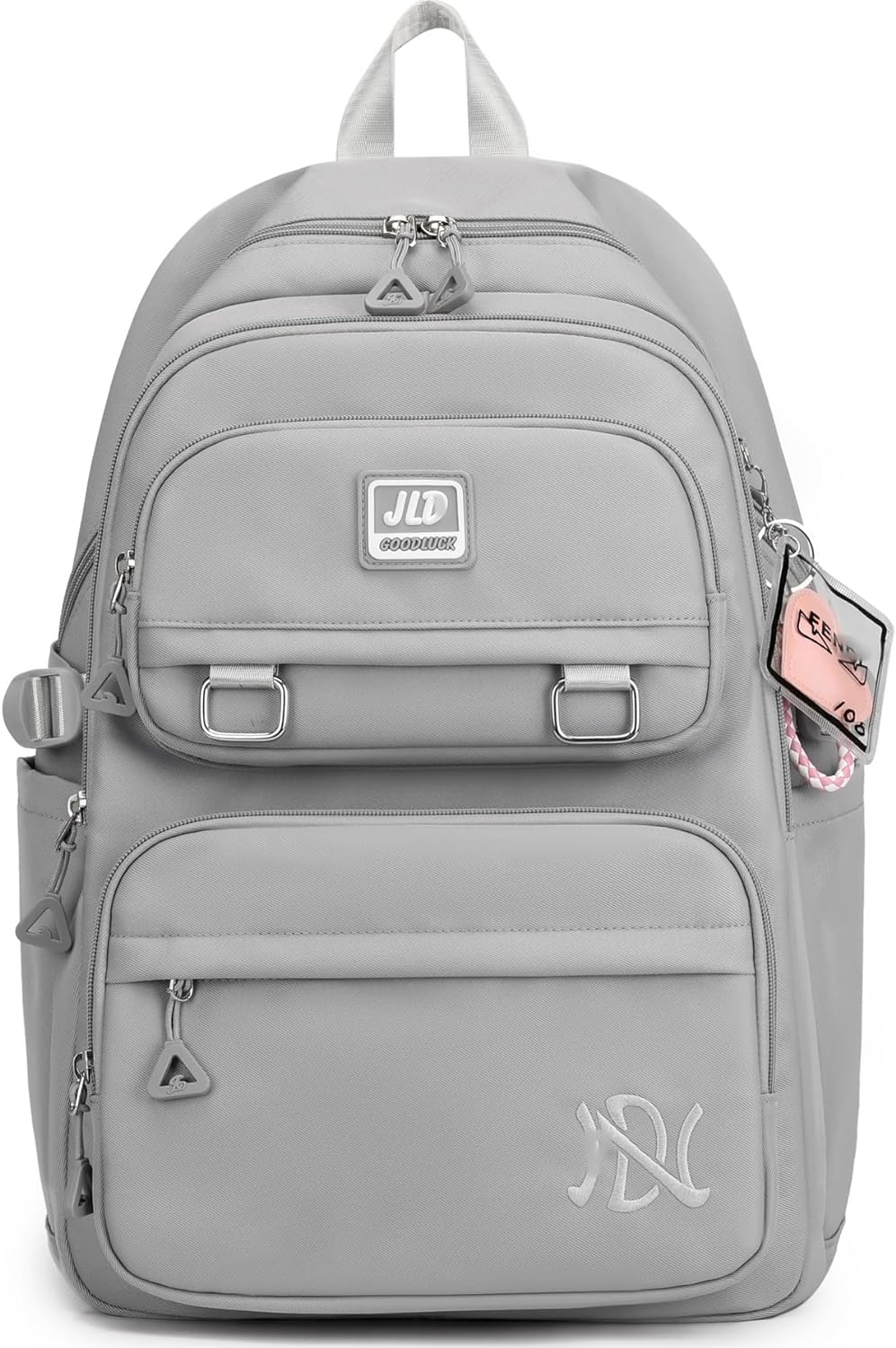 Leaper Water-resistant Laptop Backpacks Lightweight Shoulder Bag for Men Women Casual Daypack Black