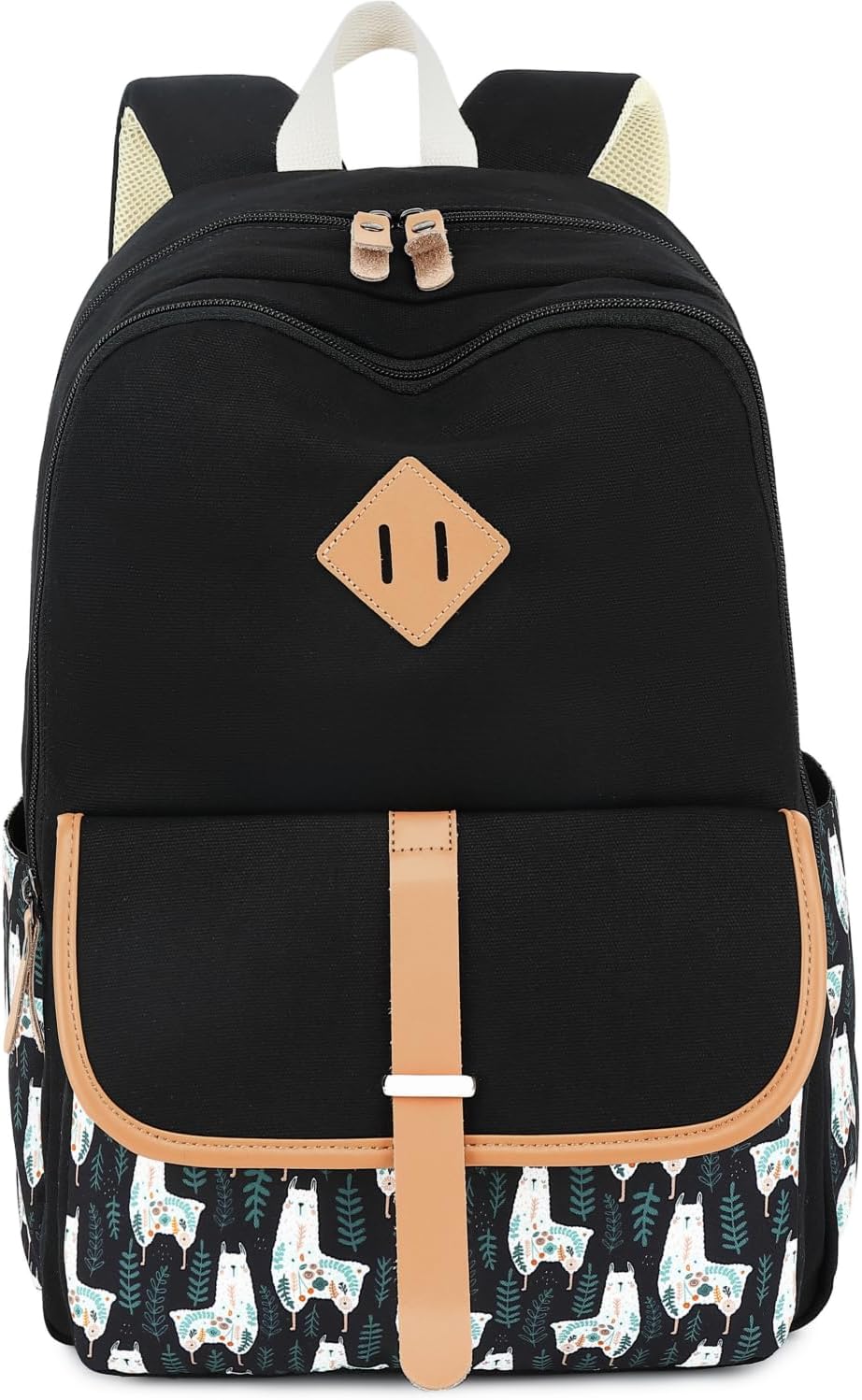 Leaper Canvas School Backpack for Girls Laptop Bag Travel Bag Bookbag Daypack