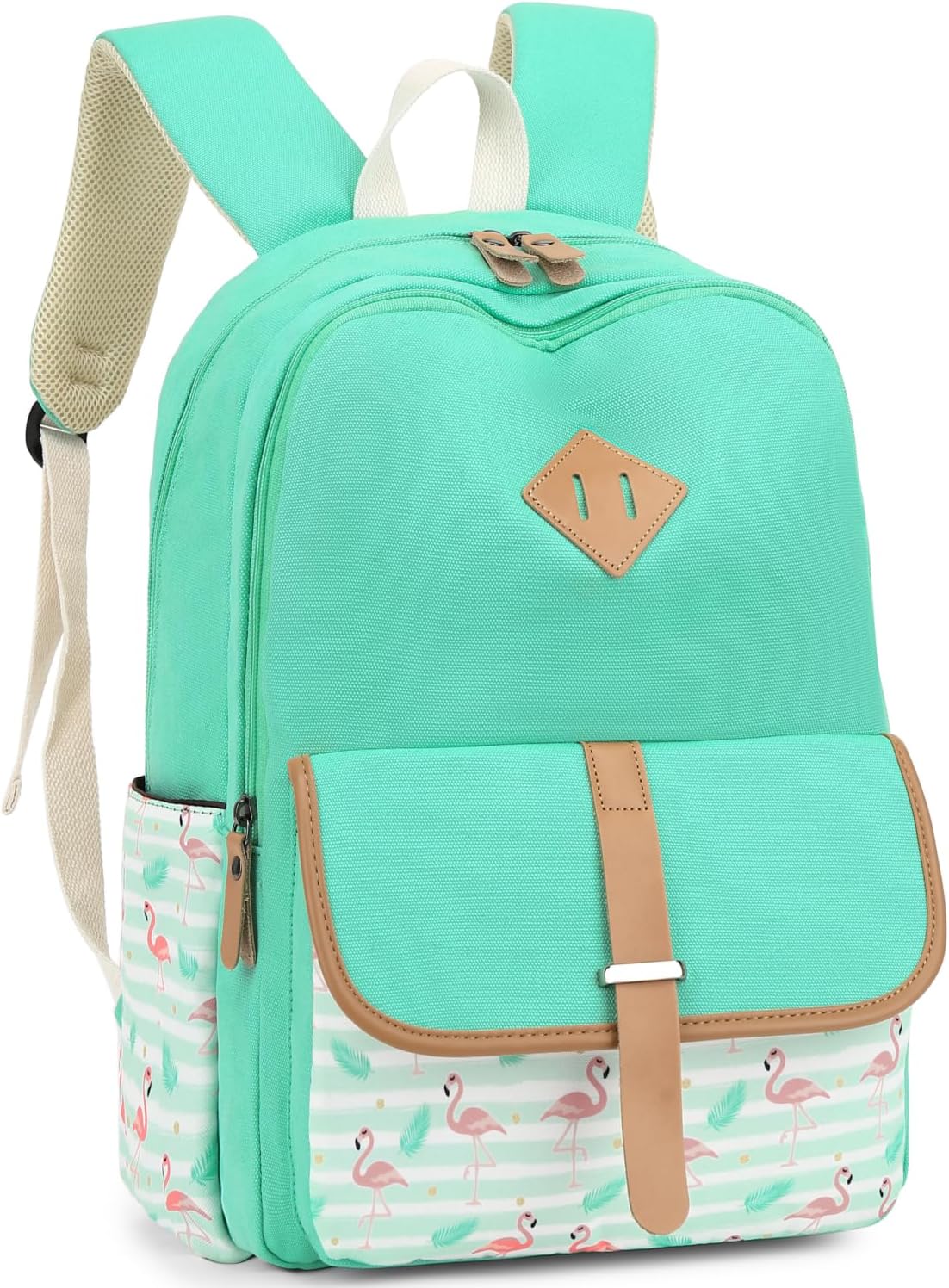 Leaper Canvas School Backpack for Girls Laptop Bag Travel Bag Bookbag Daypack