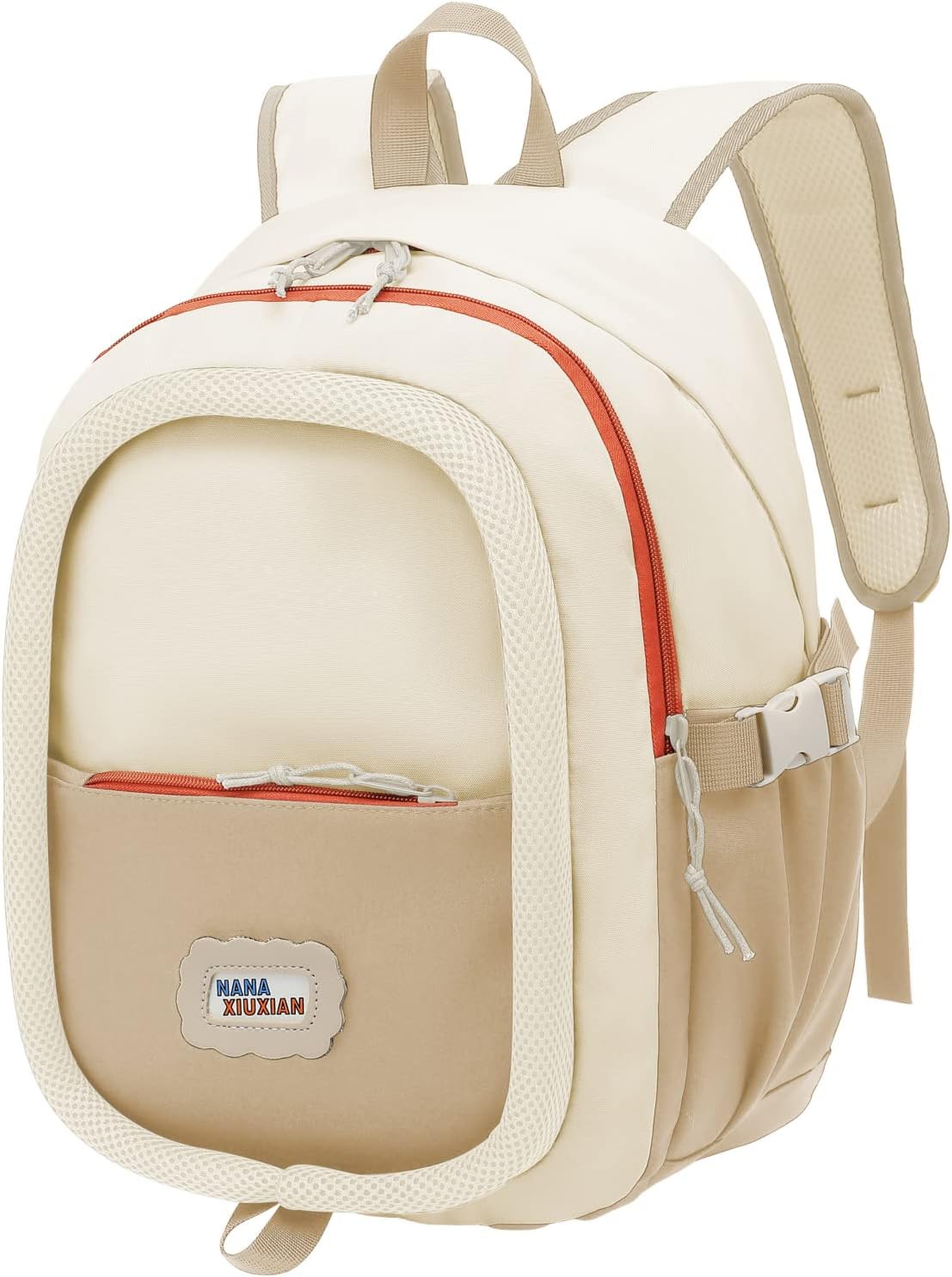 Leaper Water-resistant Laptop Backpacks Lightweight Shoulder Backpack Cute Travel Satchel Black