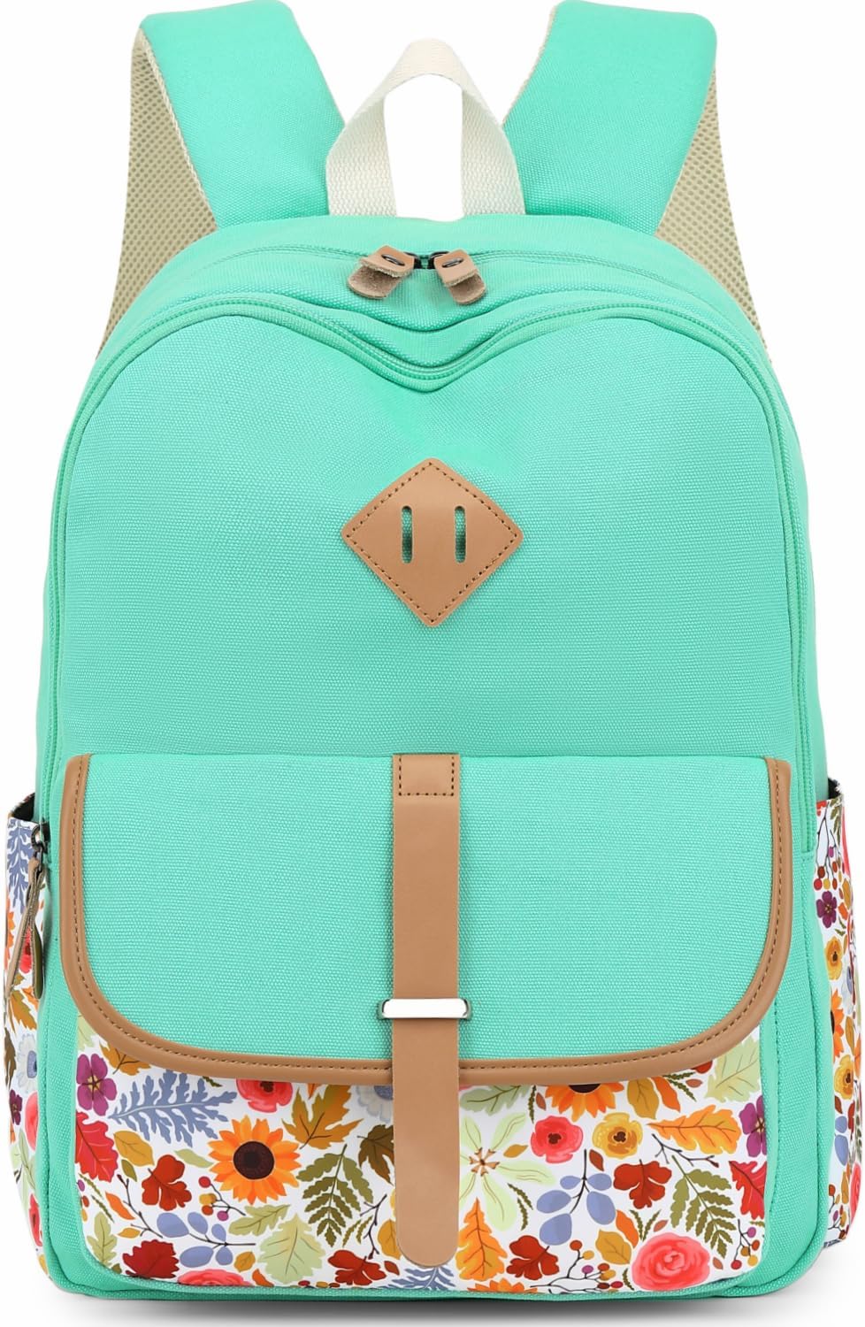 Leaper Canvas School Backpack for Girls Laptop Bag Travel Bag Bookbag Daypack