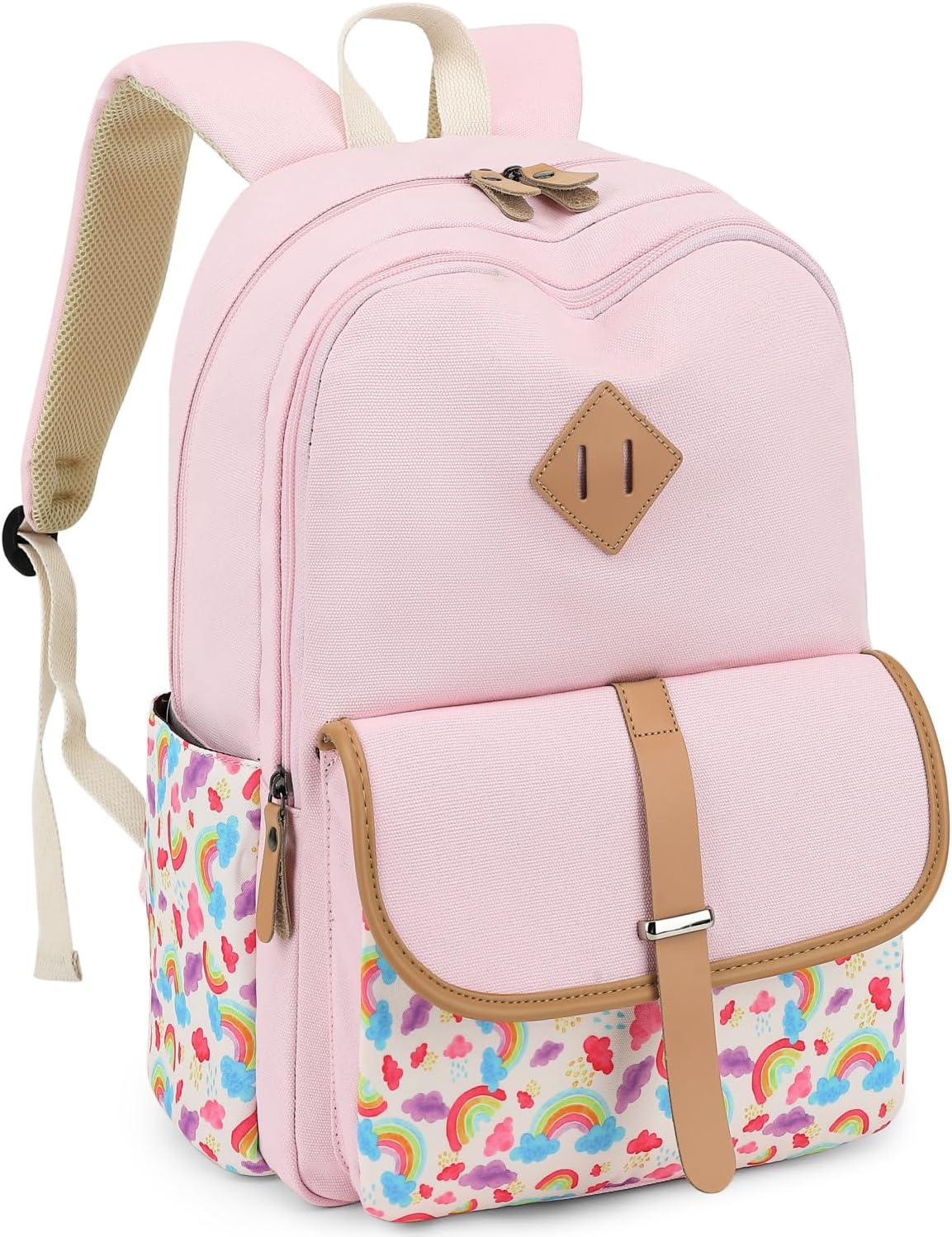 Leaper Canvas School Backpack for Girls Laptop Bag Travel Bag Bookbag Daypack