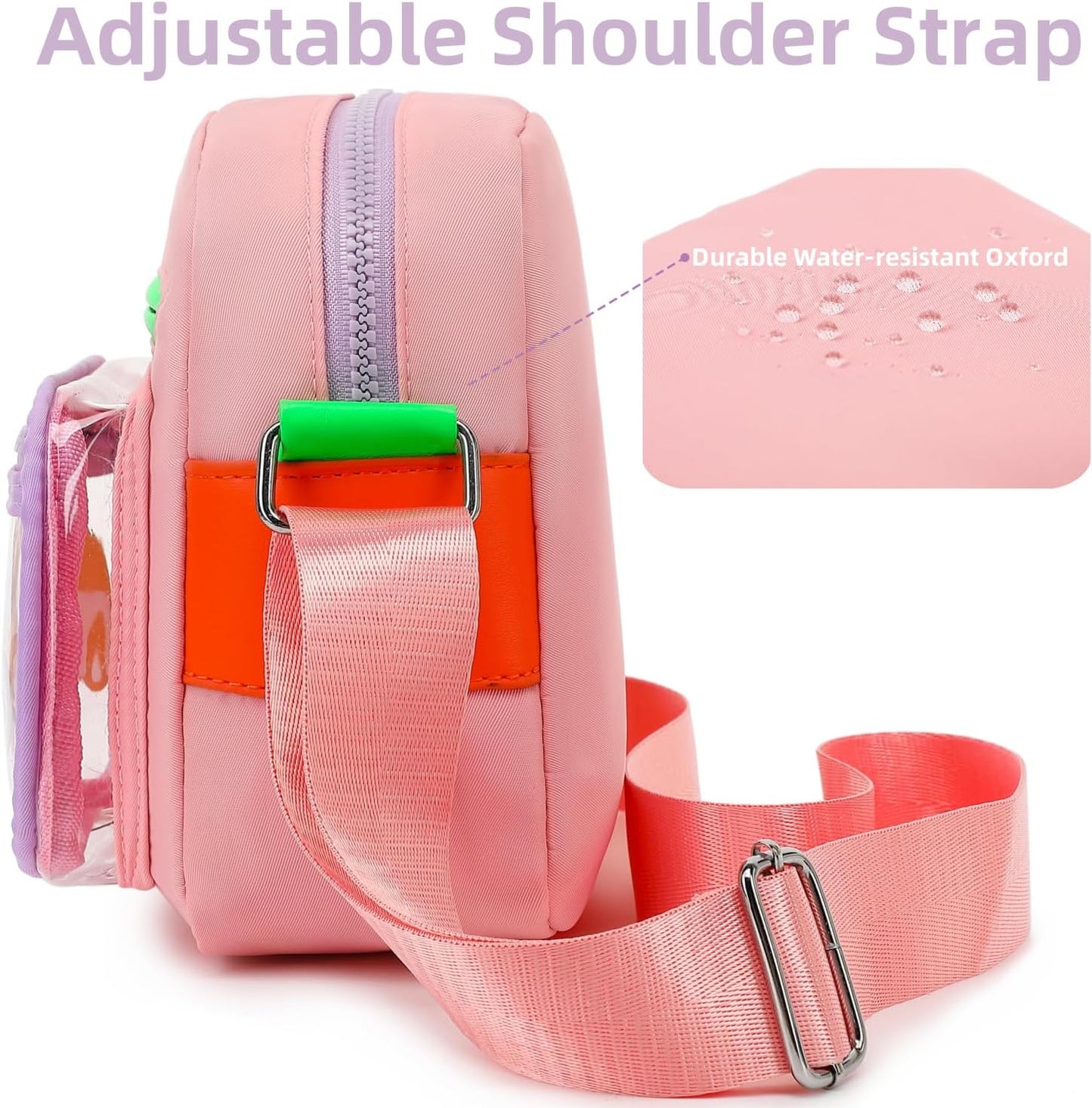 Leaper Water Resistant Messenger Bag Crossbody Bags Purse Travel Shoulder Bag