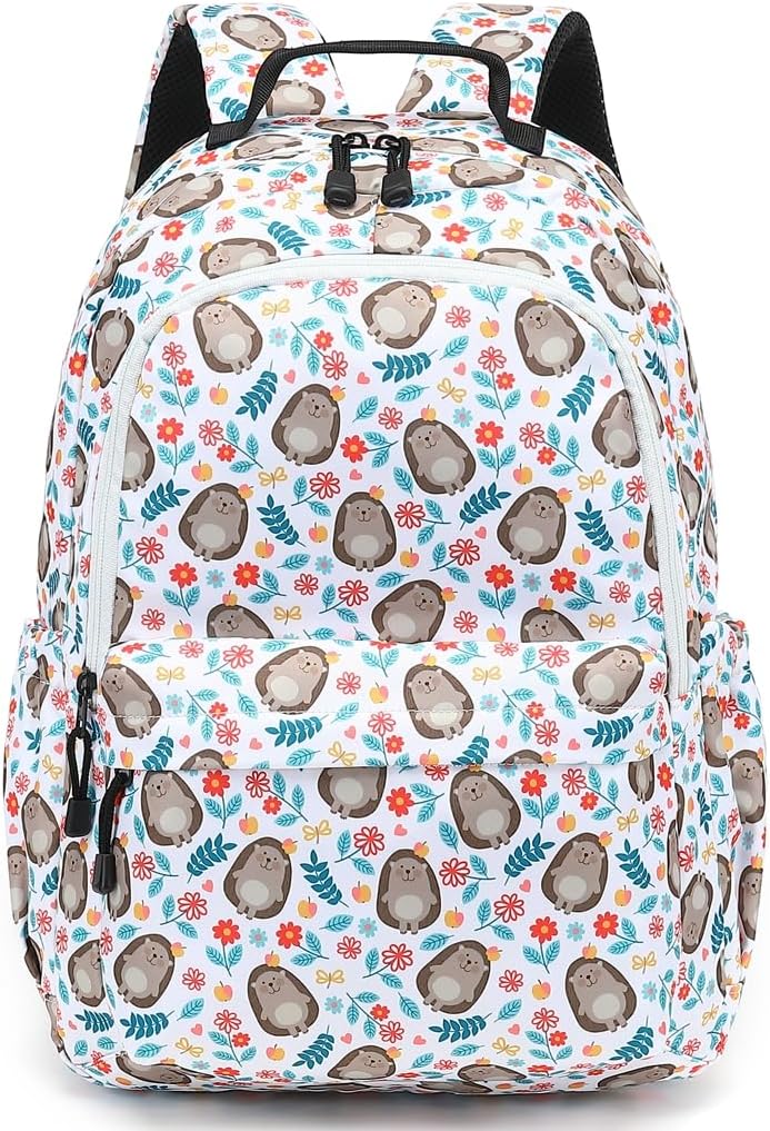 Leaper Fashion Water Resistant School Backpack for Women Beige