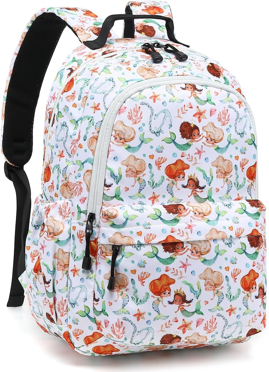 Leaper Fashion Water Resistant School Backpack for Women Beige