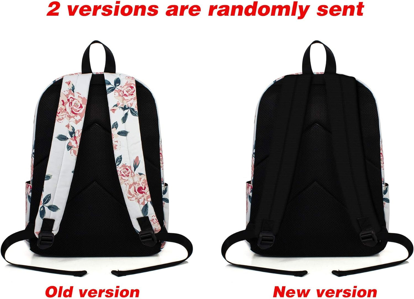 Leaper Fashion Water Resistant School Backpack for Women Beige