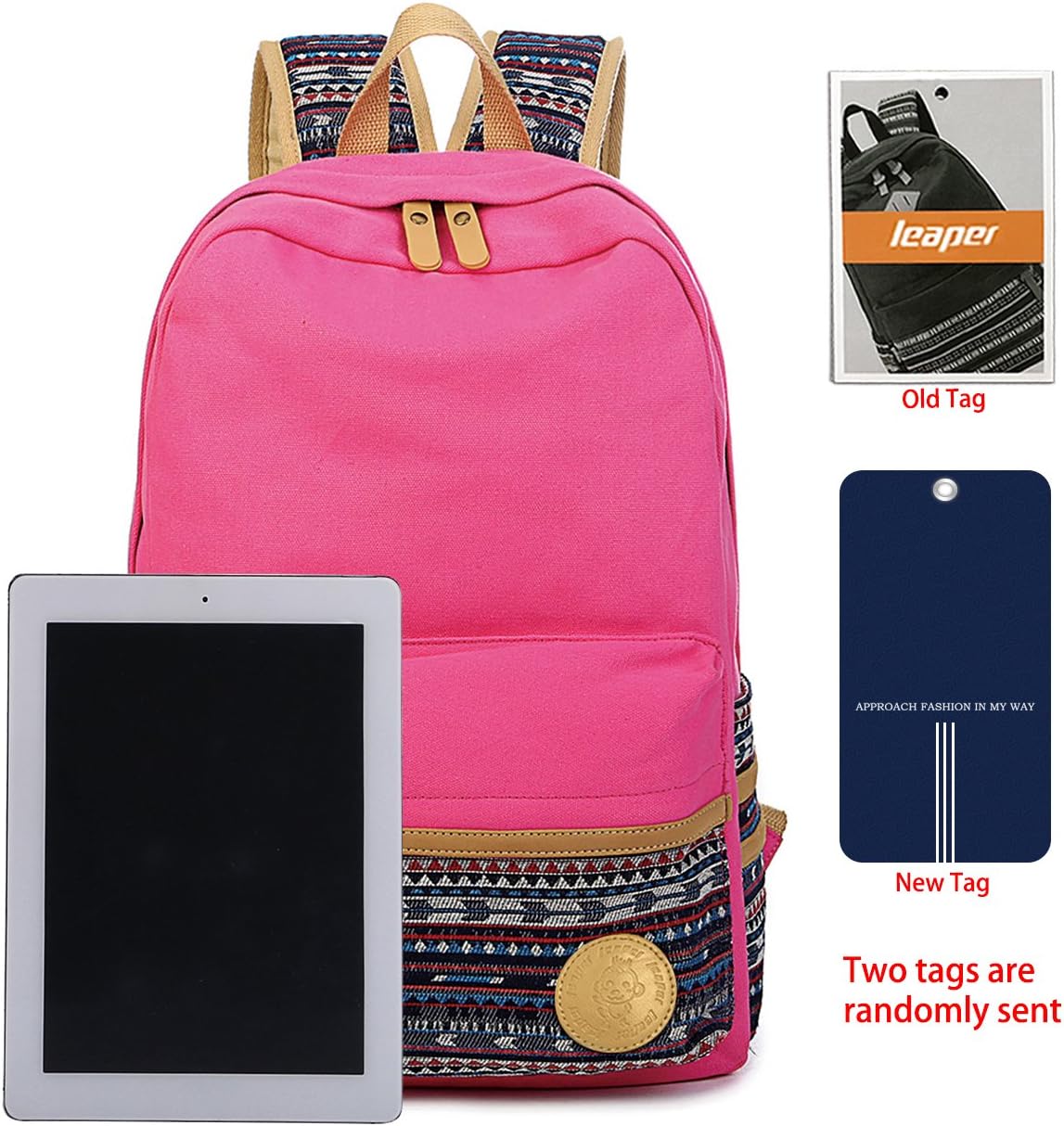 Leaper Casual Canvas Laptop Backpack Backpack bag Travel Bag