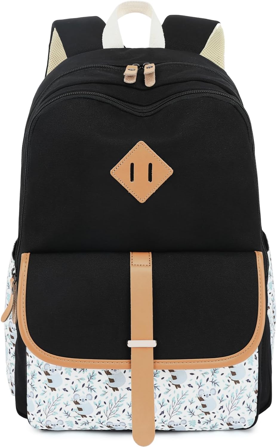 Leaper Canvas School Backpack for Girls Laptop Bag Travel Bag Bookbag Daypack