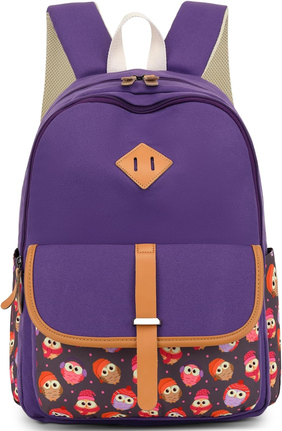 Leaper Canvas School Backpack for Girls Laptop Bag Travel Bag Bookbag Daypack