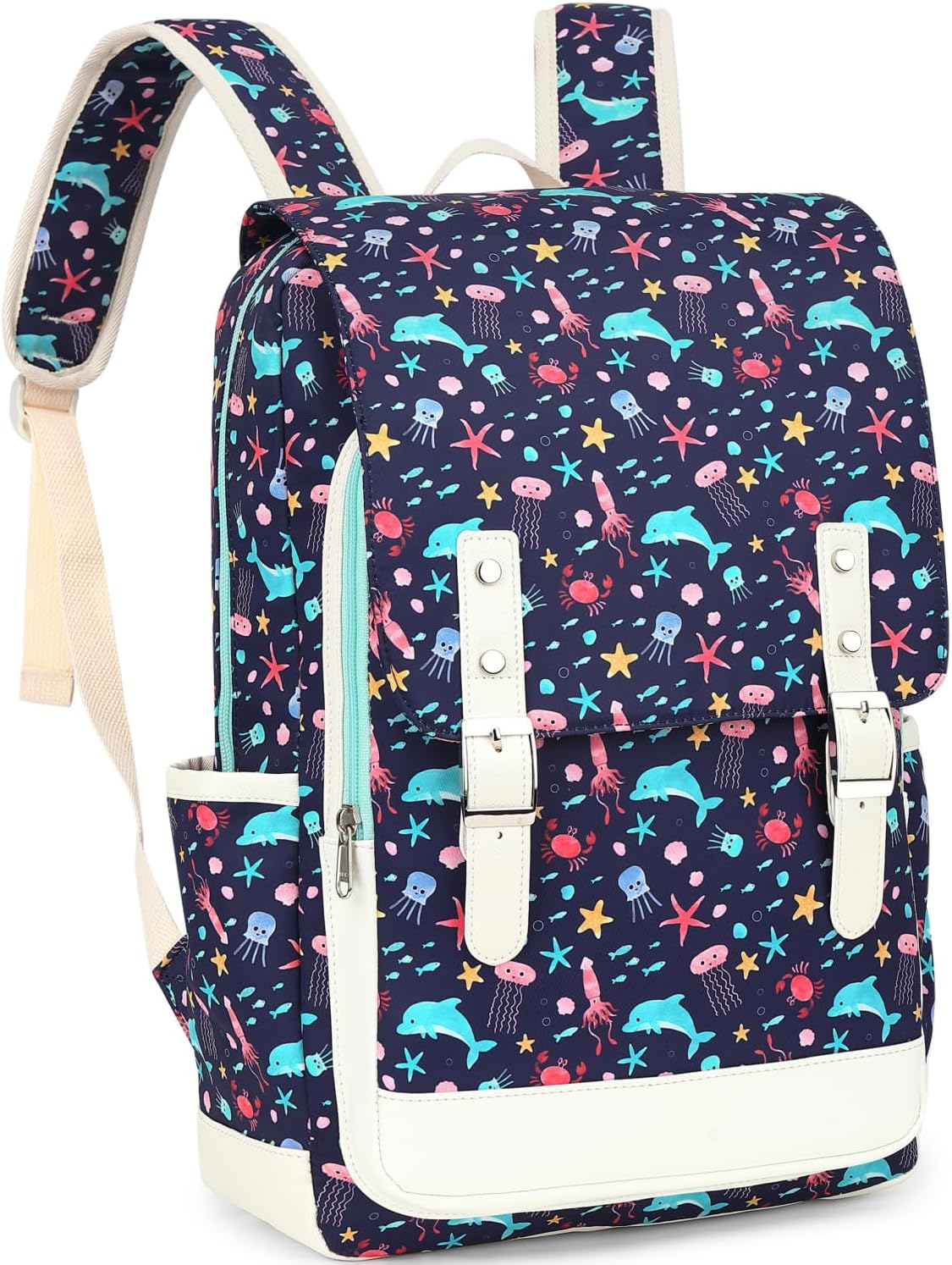 Leaper Cute Laptop Backpack Canvas Bag Daypack Satchel