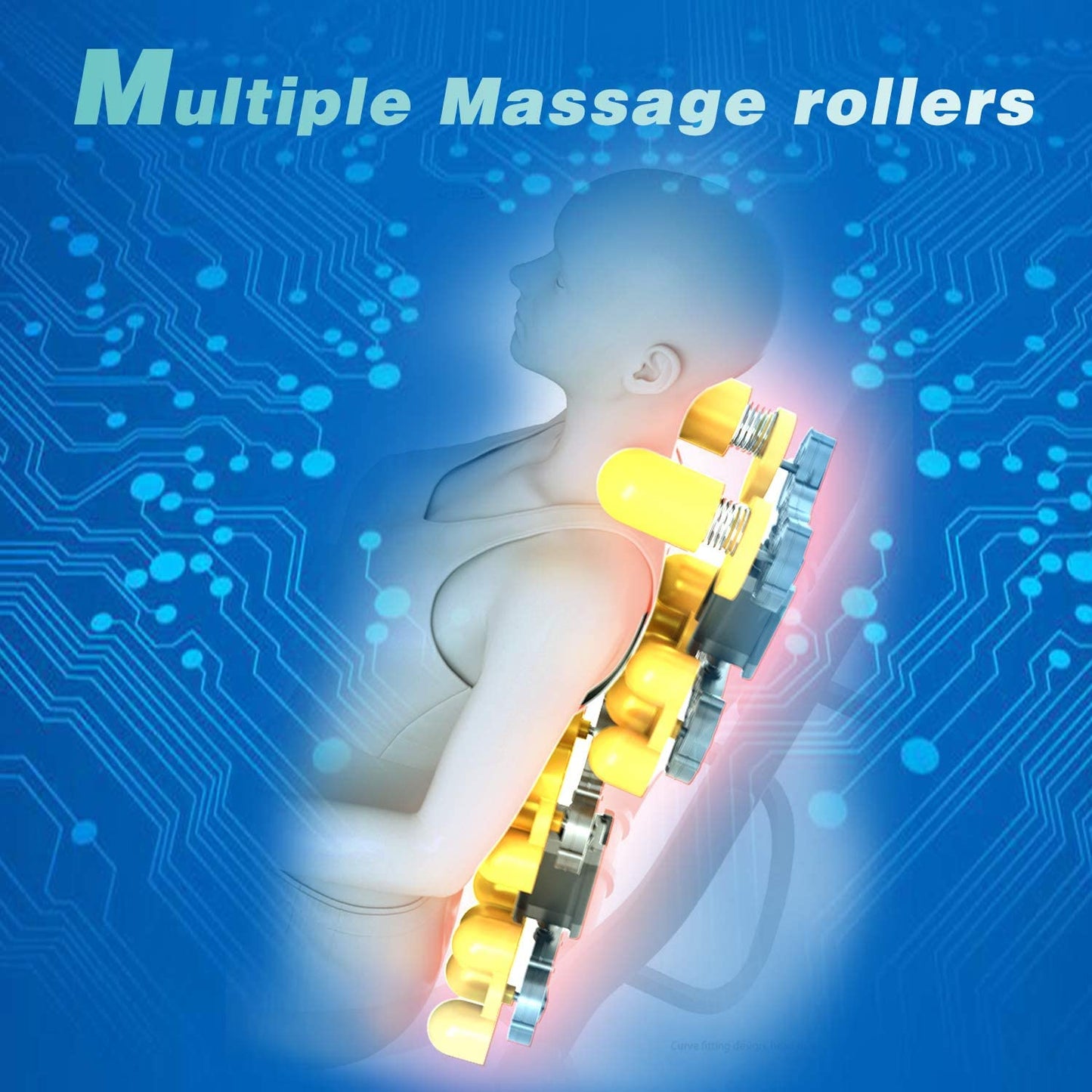 BOSSCARE Massage Chair Recliner with Zero Gravity, Full Body Airbag Massage Chair with Bluetooth Speaker, Foot Roller