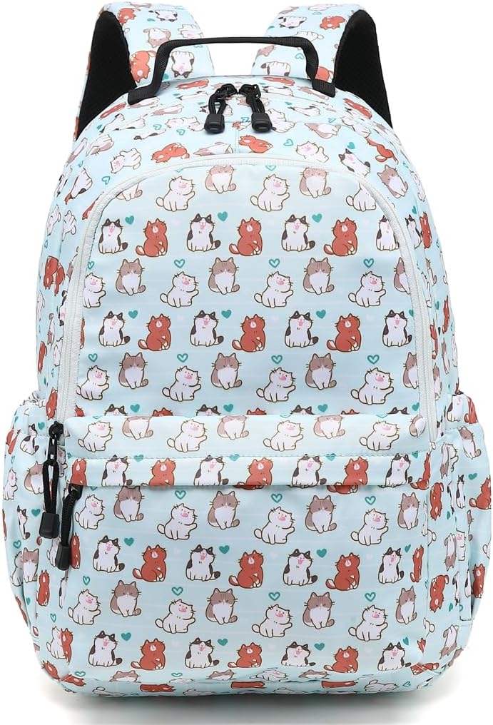 Leaper Fashion Water Resistant School Backpack for Women Beige