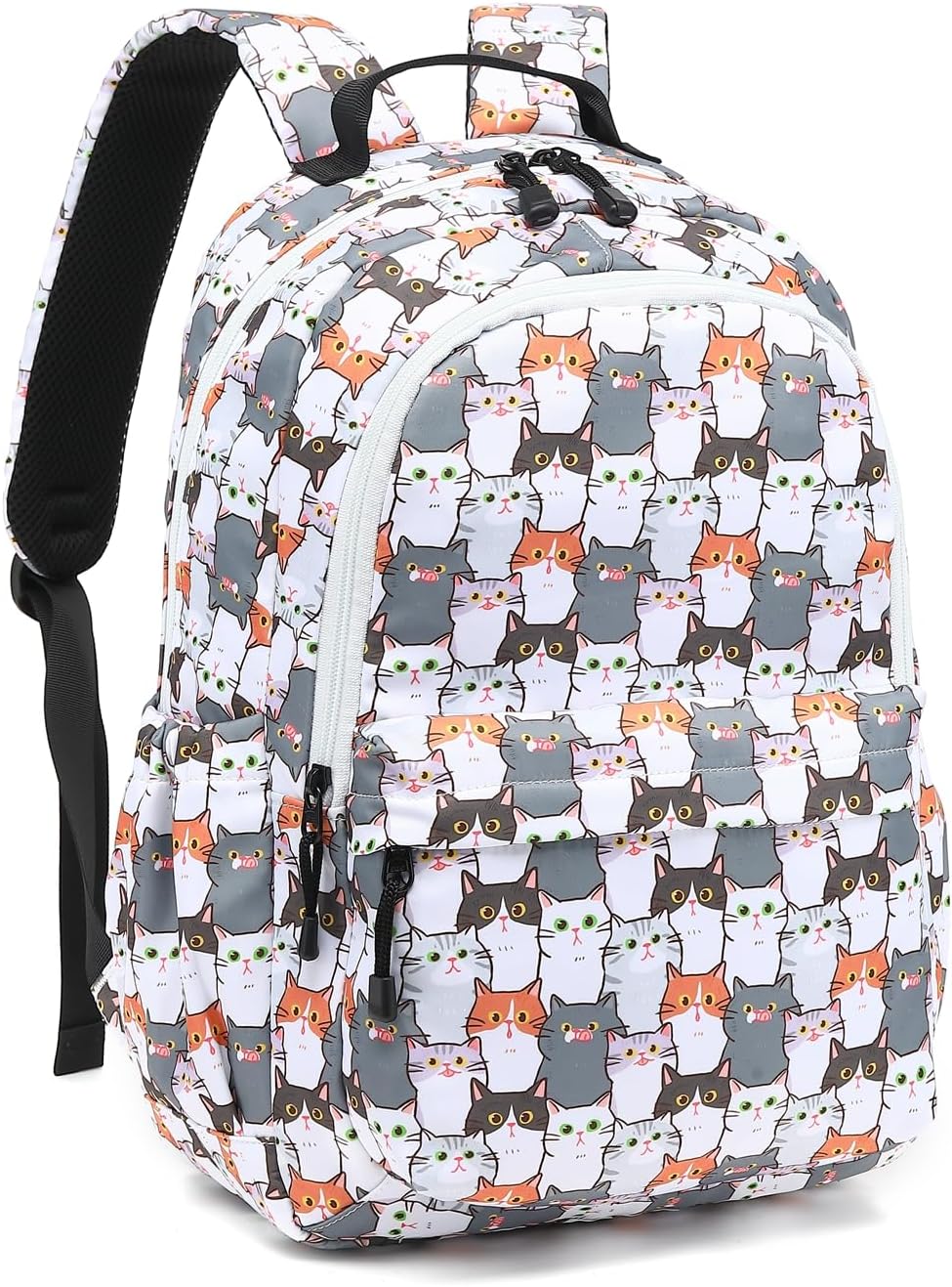 Leaper Fashion Water Resistant School Backpack for Women Beige