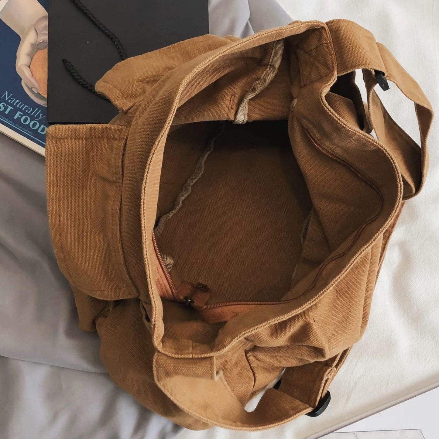 Leaper Canvas Hobo Crossbody Handbag for Women and Men Shoulder Bag Casual Tote Bag