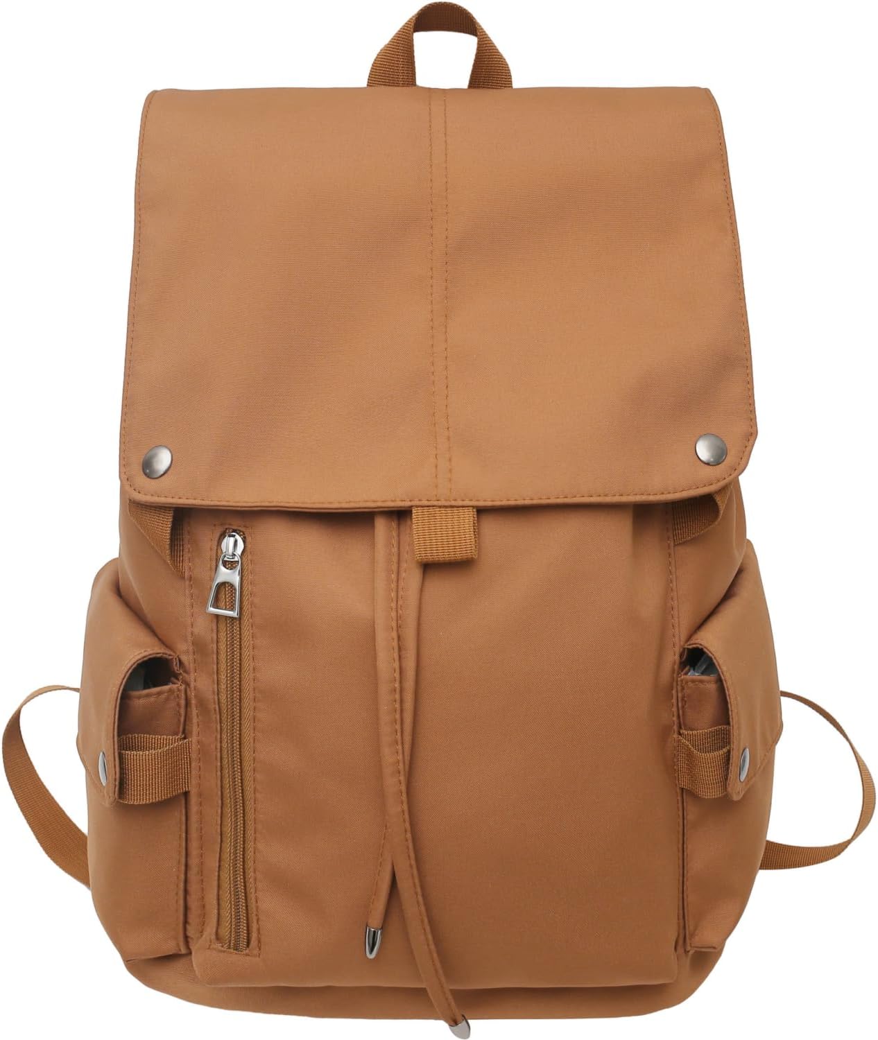 Leaper Vintage Canvas Leather Travel Rucksack Military Backpack Hiking Daypack