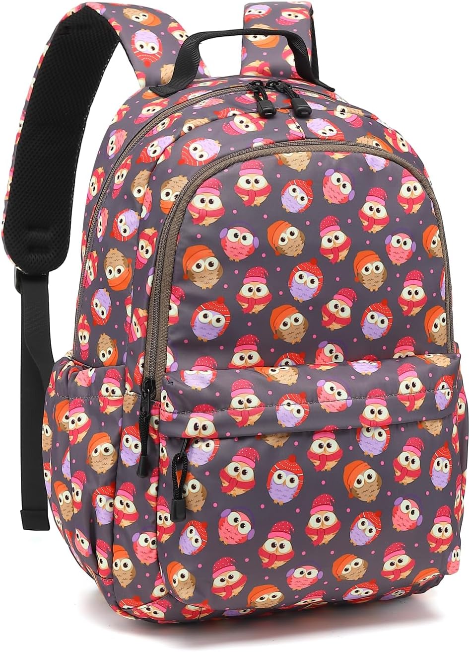 Leaper Fashion Water Resistant School Backpack for Women Beige