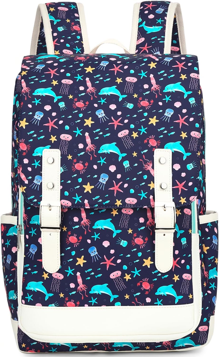 Leaper Cute Laptop Backpack Canvas Bag Daypack Satchel