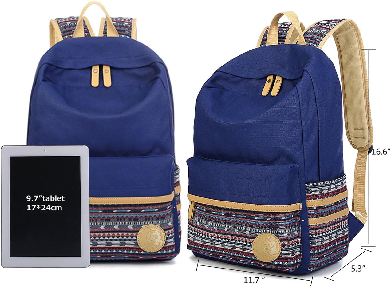 Leaper Casual Canvas Laptop Backpack Backpack bag Travel Bag