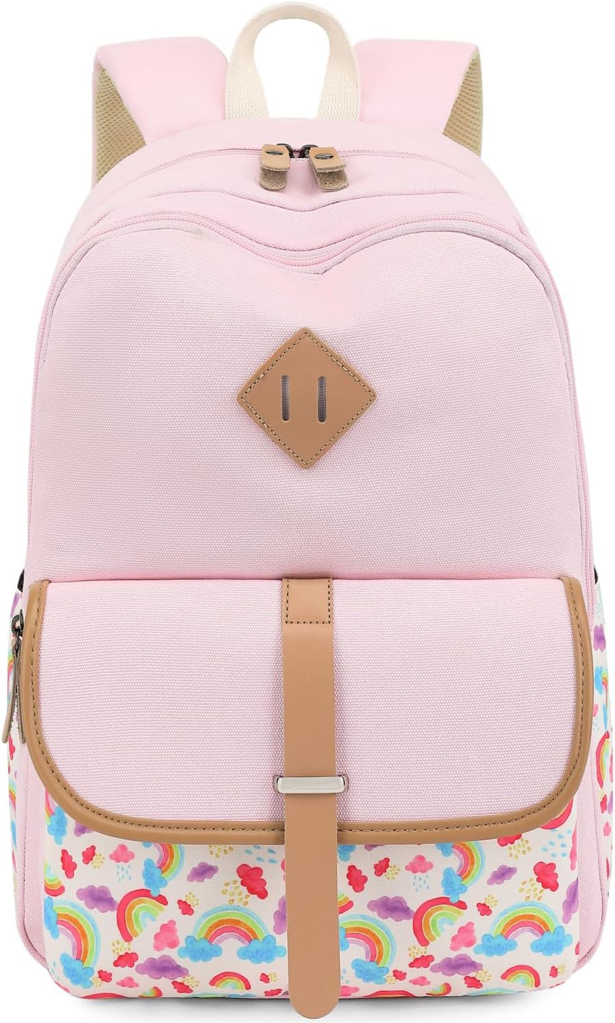 Leaper Canvas School Backpack for Girls Laptop Bag Travel Bag Bookbag Daypack