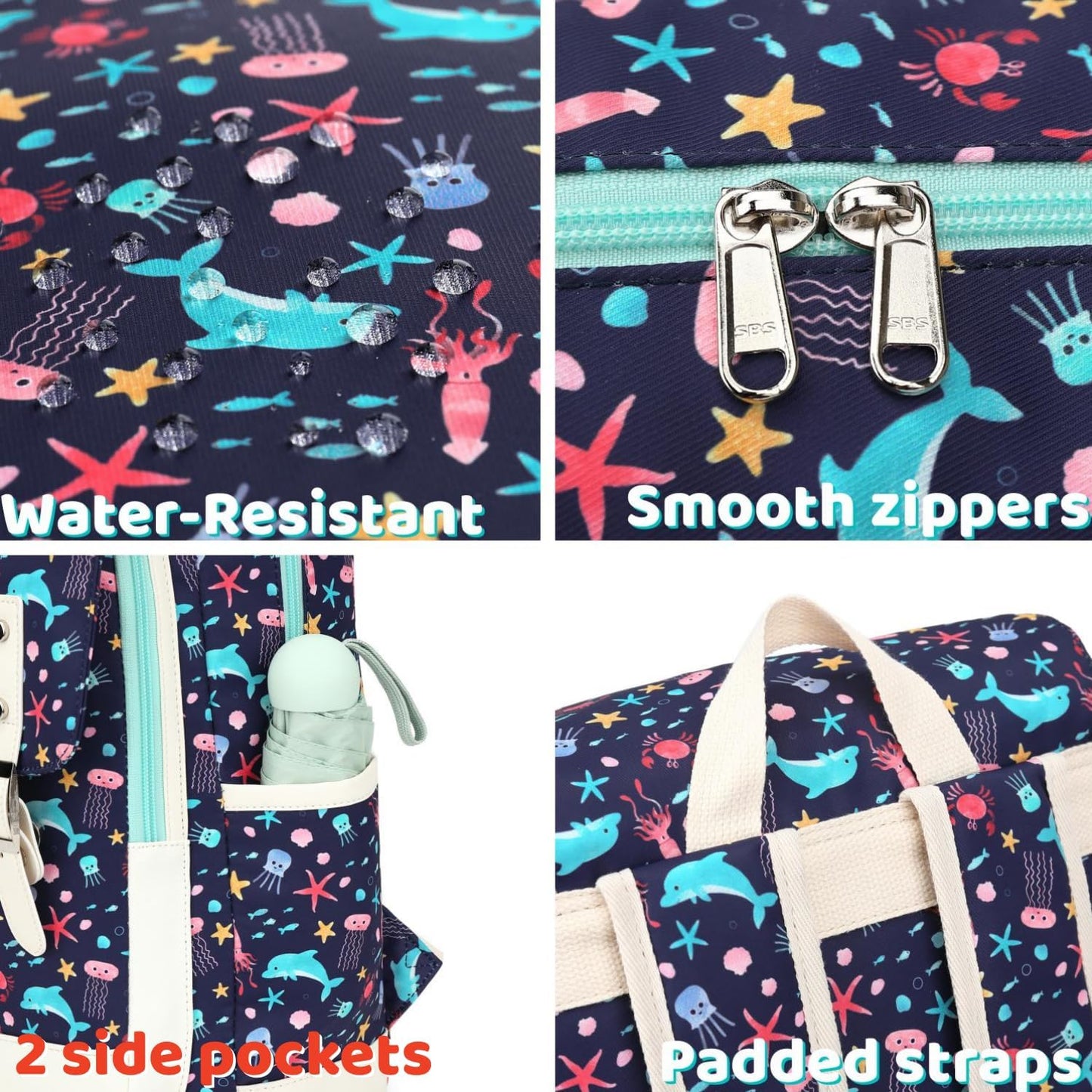 Leaper Cute Laptop Backpack Canvas Bag Daypack Satchel