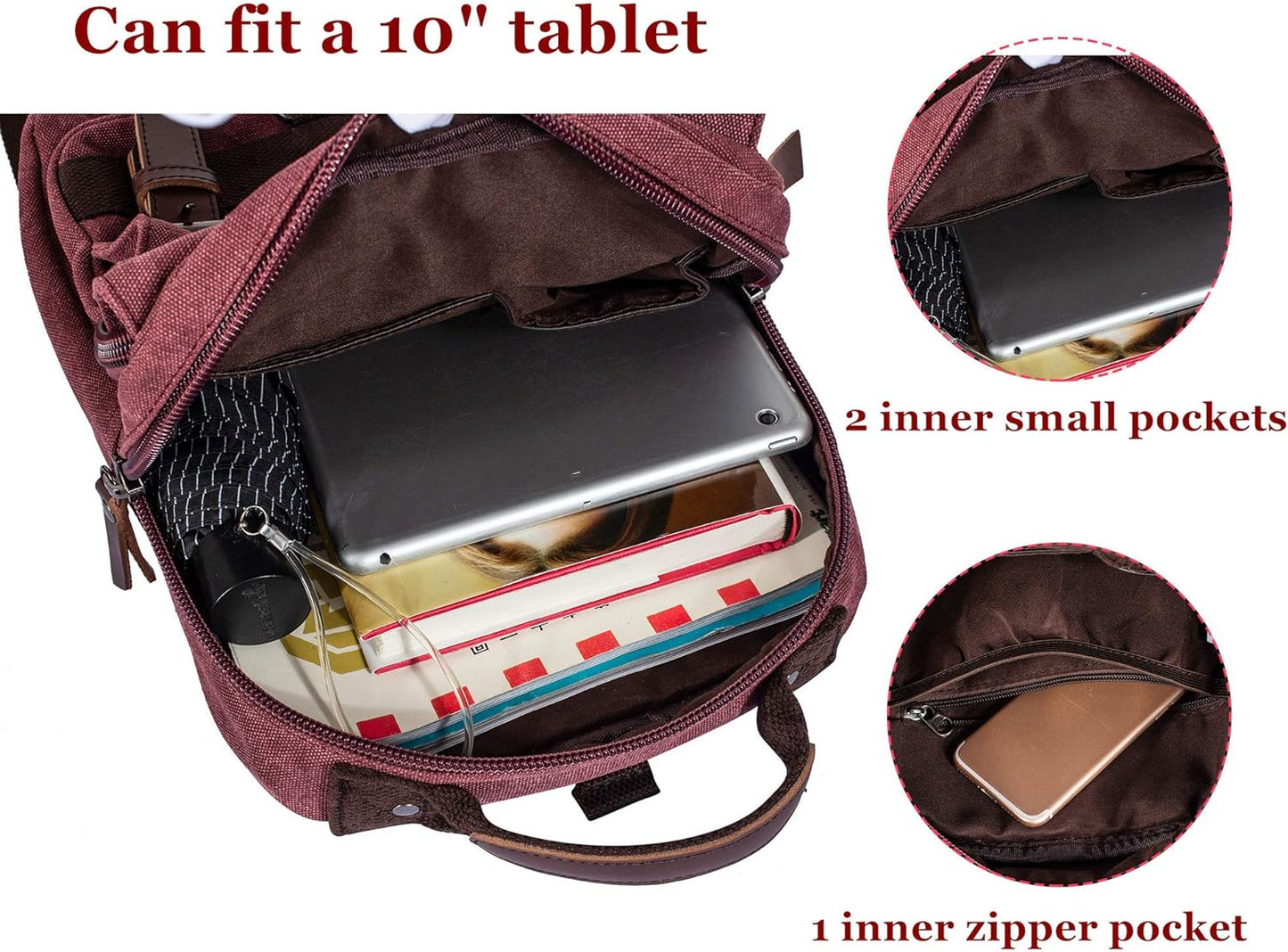 Leaper Canvas Messenger Bag Sling Bag Cross Body Bag Shoulder Bag Black, L