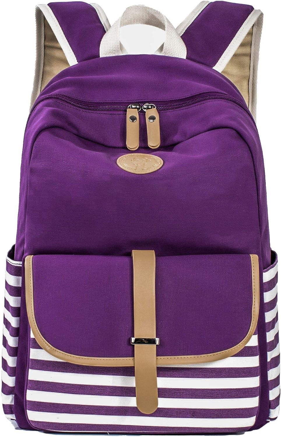 Leaper Canvas School Backpack for Girls Laptop Bag Travel Bag Bookbag Daypack
