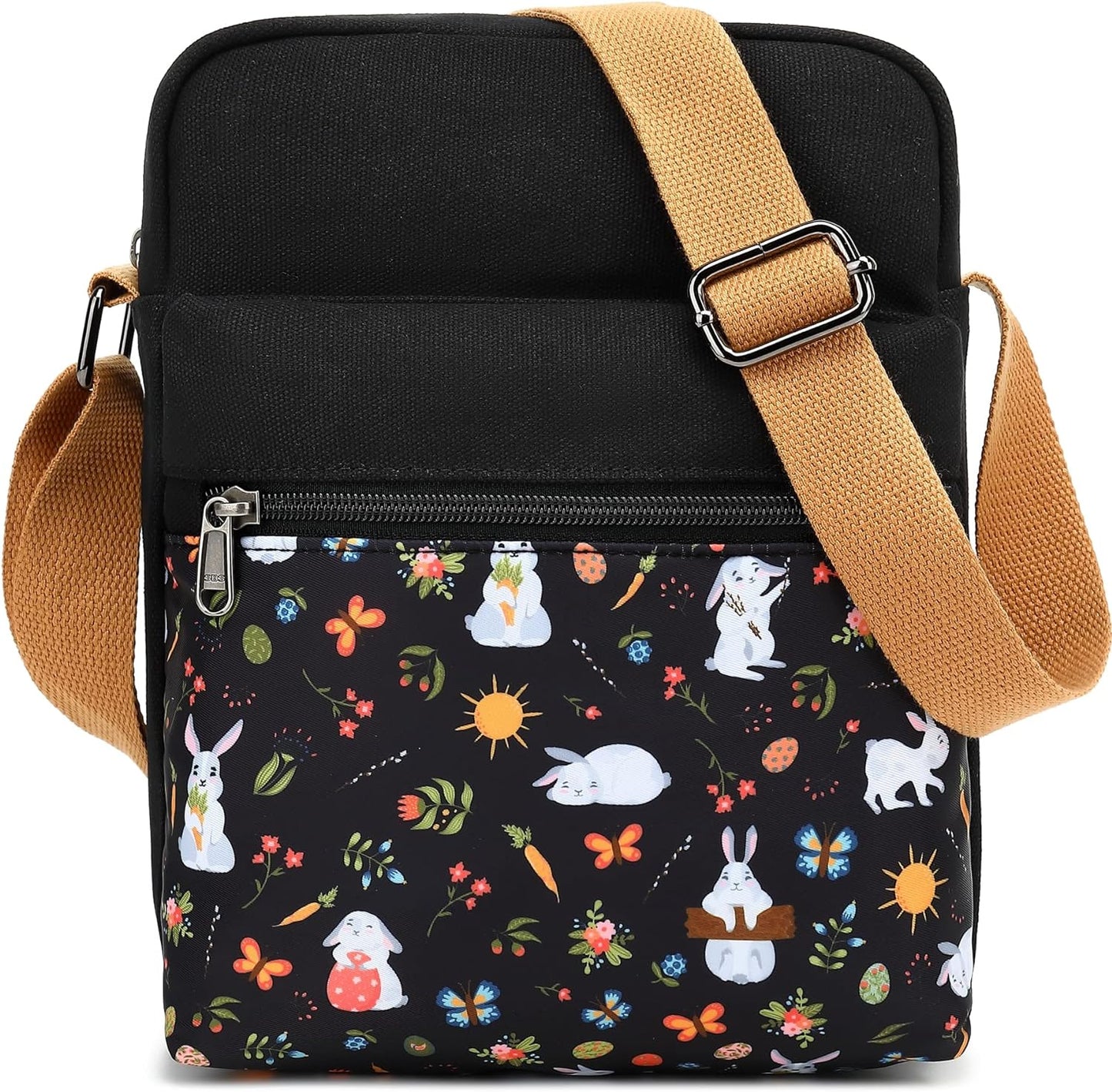 Leaper Girls Crossbody Purses for Kids 2 PCS Cross Body Bag Women Messenger Bag Girls Canvas Bag Cross Body Purse Set