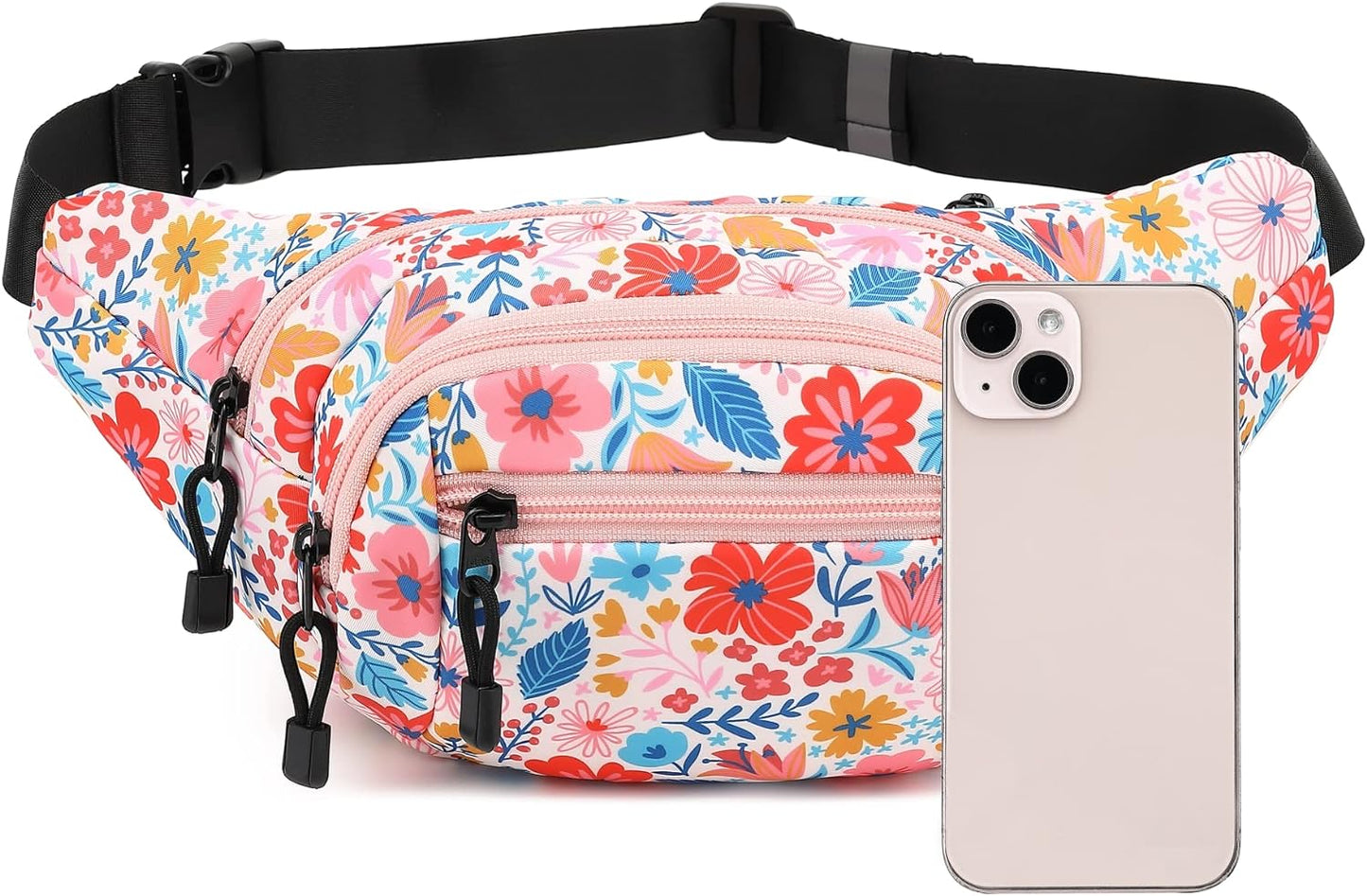 TOPERIN Fashion Fanny Pack Cute Running Belt Waist Pack Running Waist Bag Belt