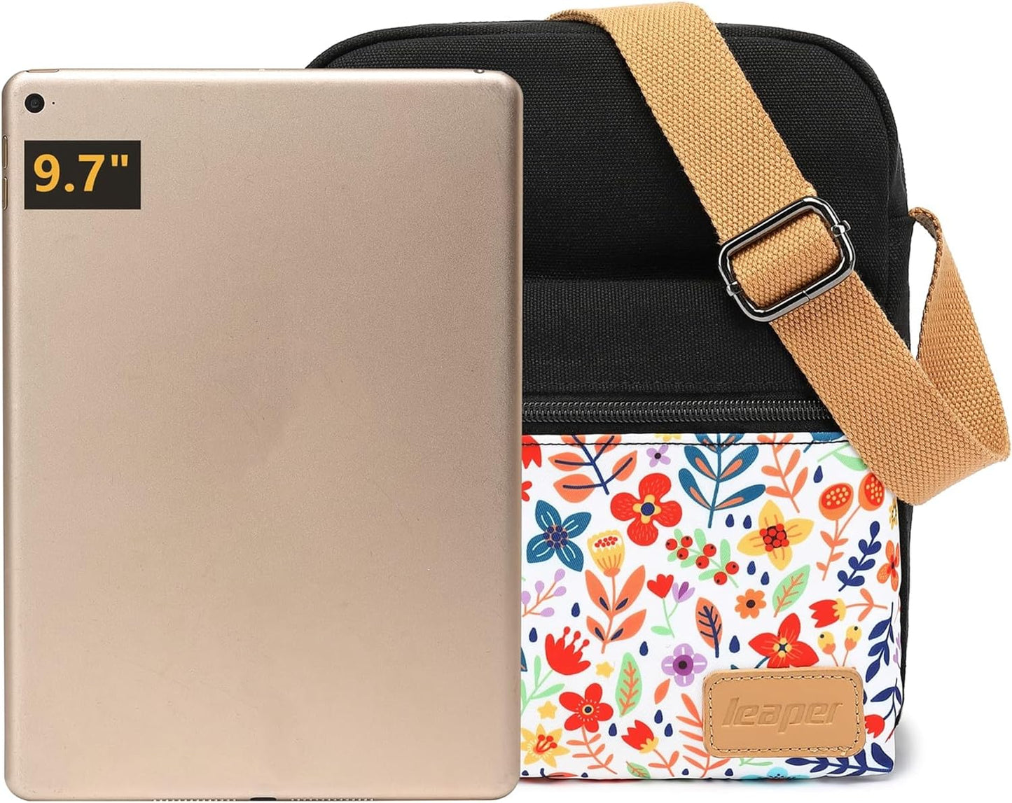 Leaper Girls Crossbody Purses for Kids 2 PCS Cross Body Bag Women Messenger Bag Girls Canvas Bag Cross Body Purse Set