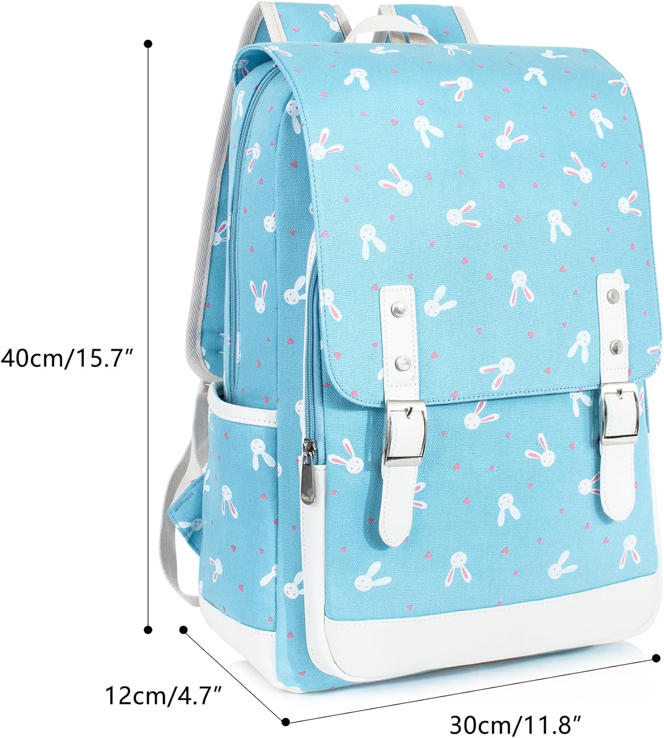Leaper Cute Laptop Backpack Canvas Bag Daypack Satchel