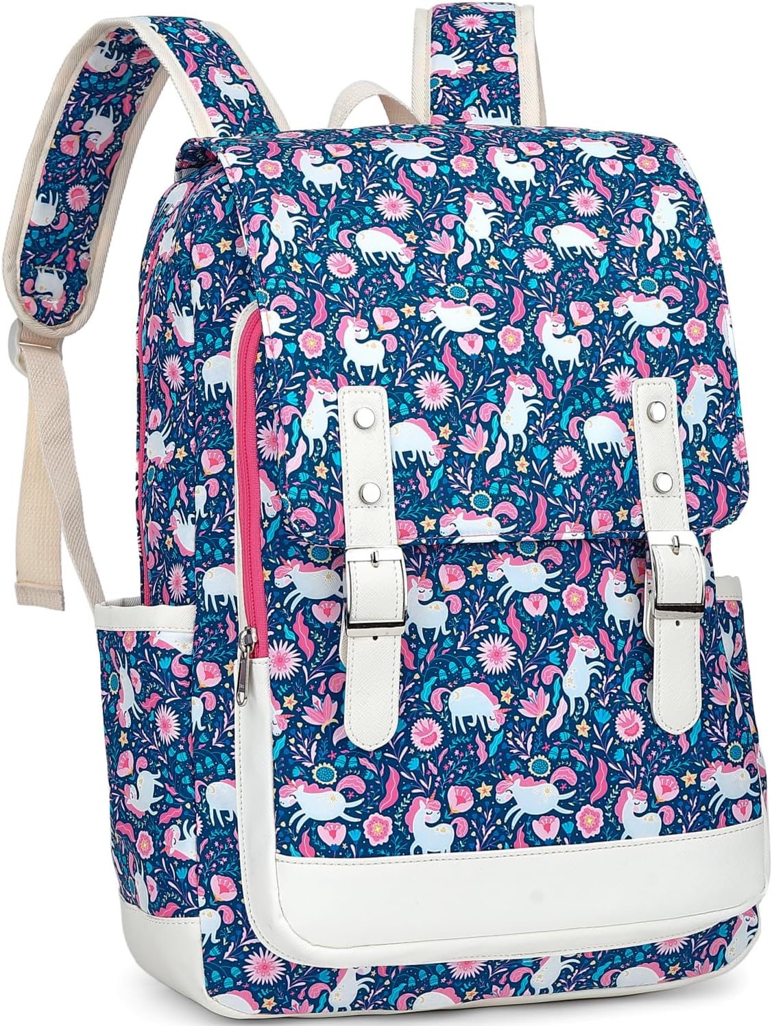 Leaper Cute Laptop Backpack Canvas Bag Daypack Satchel