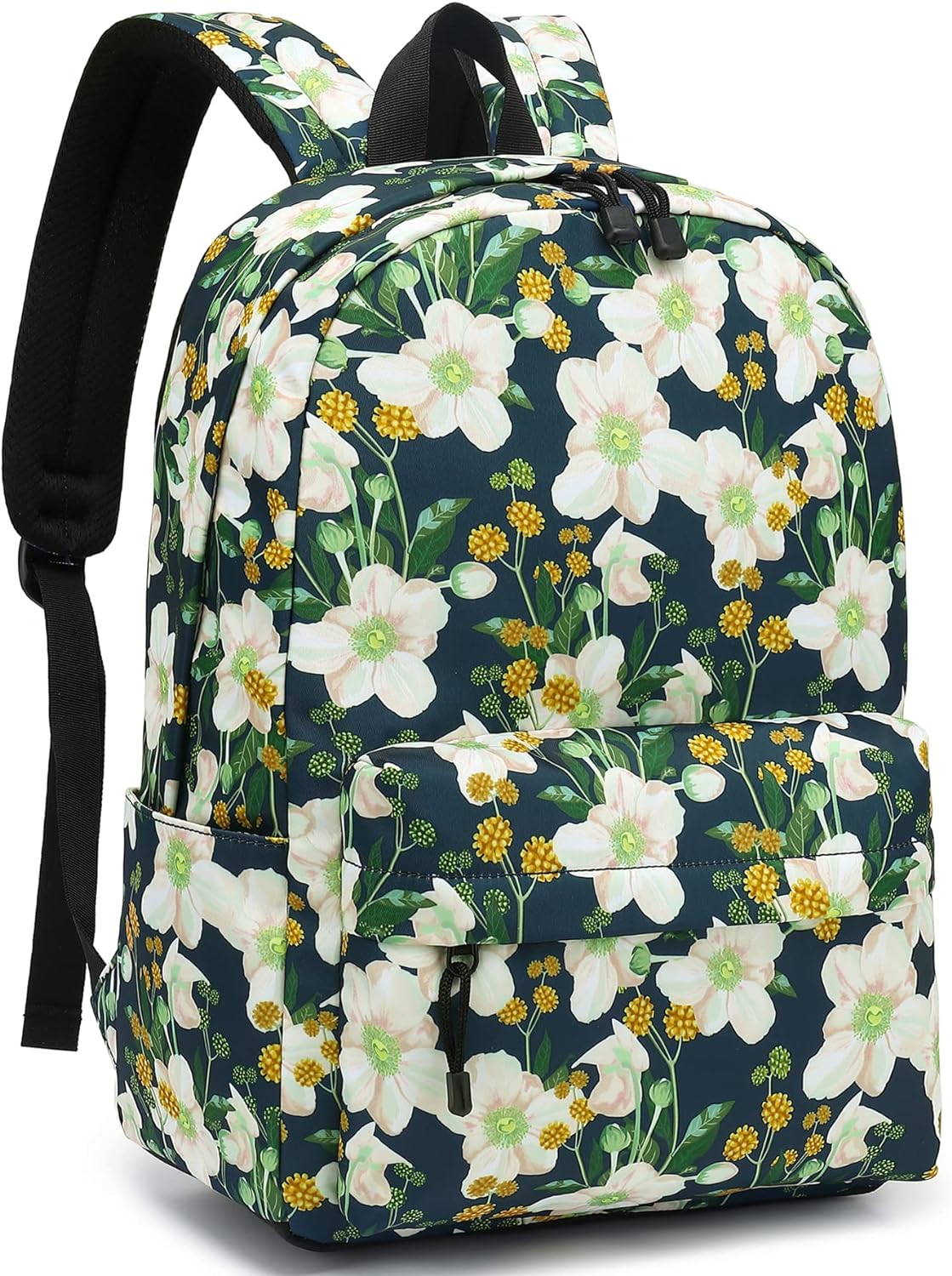 Leaper Fashion Water Resistant School Backpack for Women Beige
