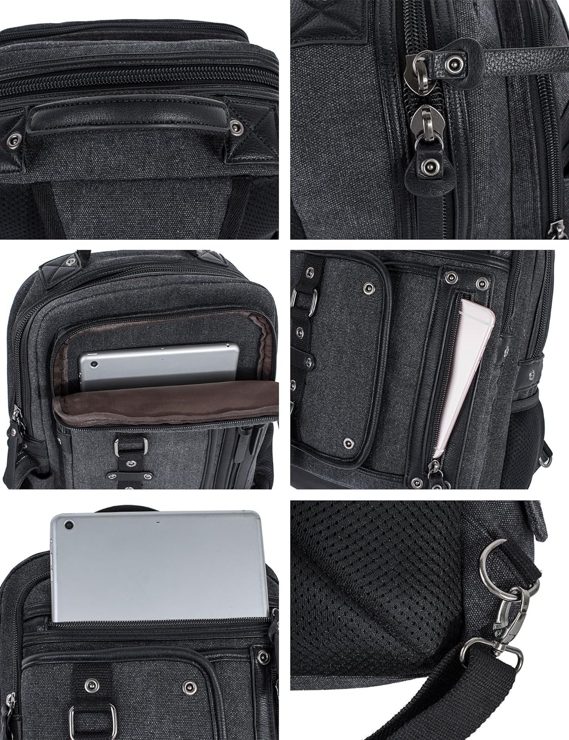 Leaper Retro Messenger Bag Men Sling Bag Outdoor Cross Body Bag Shoulder Bag