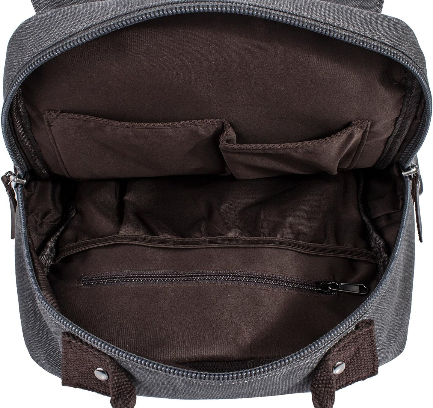 Leaper Canvas Messenger Bag Sling Bag Cross Body Bag Shoulder Bag Black, L