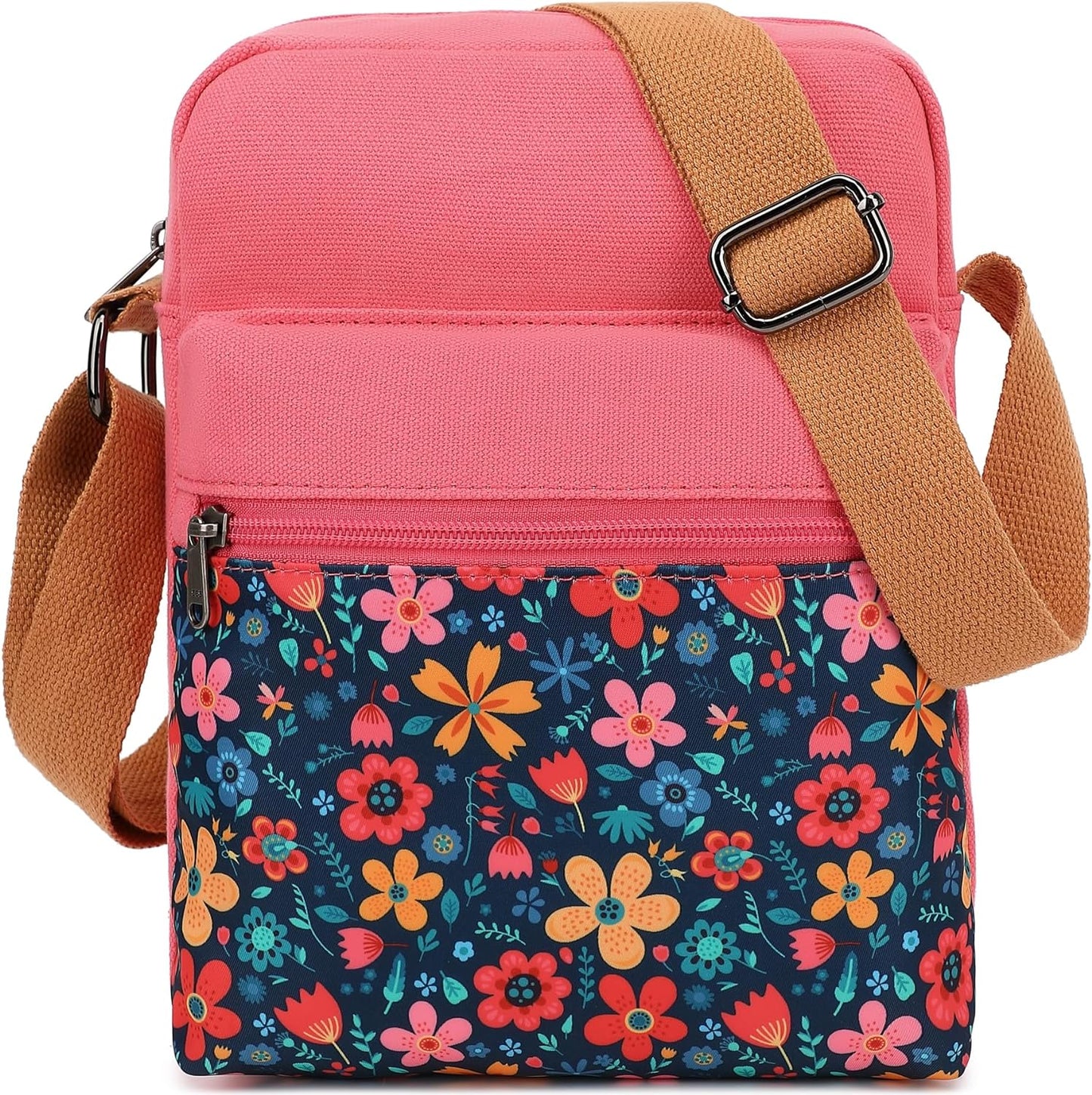 Leaper Girls Crossbody Purses for Kids 2 PCS Cross Body Bag Women Messenger Bag Girls Canvas Bag Cross Body Purse Set