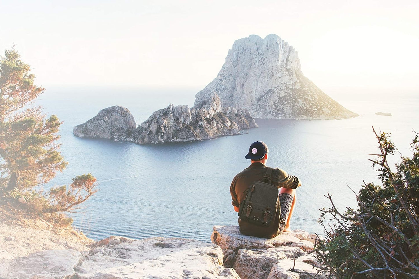 Leaper Canvas Messenger Bag Sling Bag Cross Body Bag Shoulder Bag Black, L