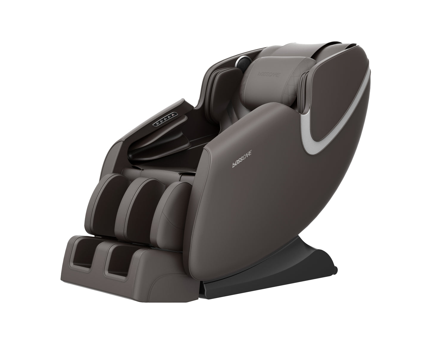 BOSSCARE Massage Chair Recliner with Zero Gravity, Full Body Airbag Massage Chair with Bluetooth Speaker, Foot Roller