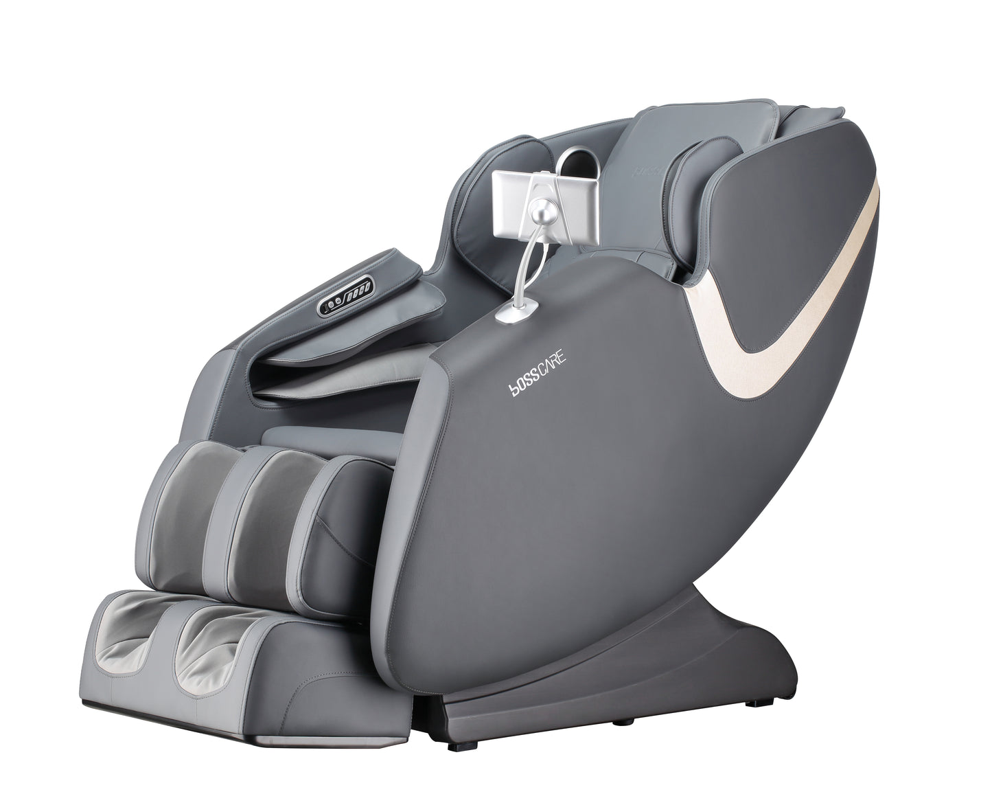 BOSSCARE Massage Chair Recliner with Zero Gravity, Full Body Airbag Massage Chair with Bluetooth Speaker, Foot Roller