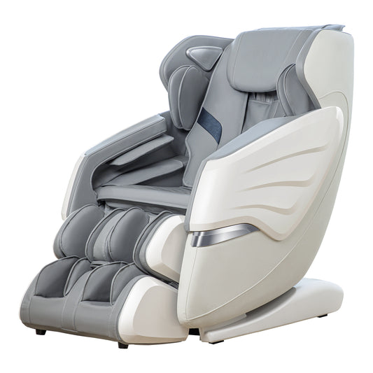 BOSSCARE 2023 Brand New Massage Chairs with AI Voice, App Control SL Track Zero Gravity Full Body Massage Recliner Gray
